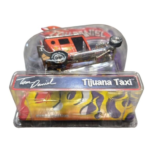 Toy Zone Tom Daniel Tijuana Taxi Hot Rod Collectible Die Cast 1:43 Orange - New - Picture 5 of 6